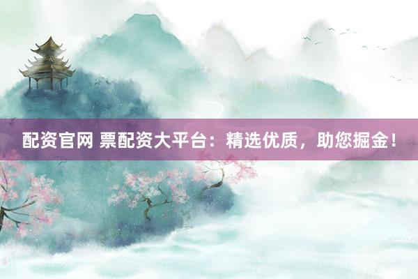 配资官网 票配资大平台：精选优质，助您掘金！