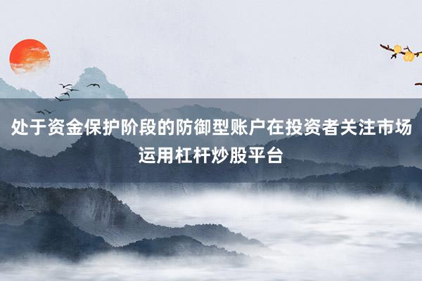 处于资金保护阶段的防御型账户在投资者关注市场运用杠杆炒股平台