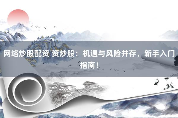 网络炒股配资 资炒股:机遇与风险并存,新手入门指南!