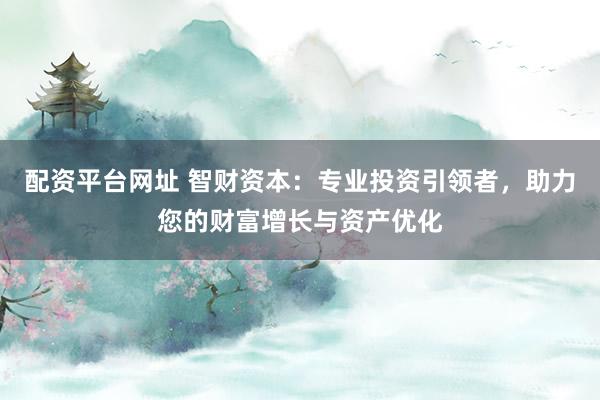 配资平台网址 智财资本：专业投资引领者，助力您的财富增长与资产优化